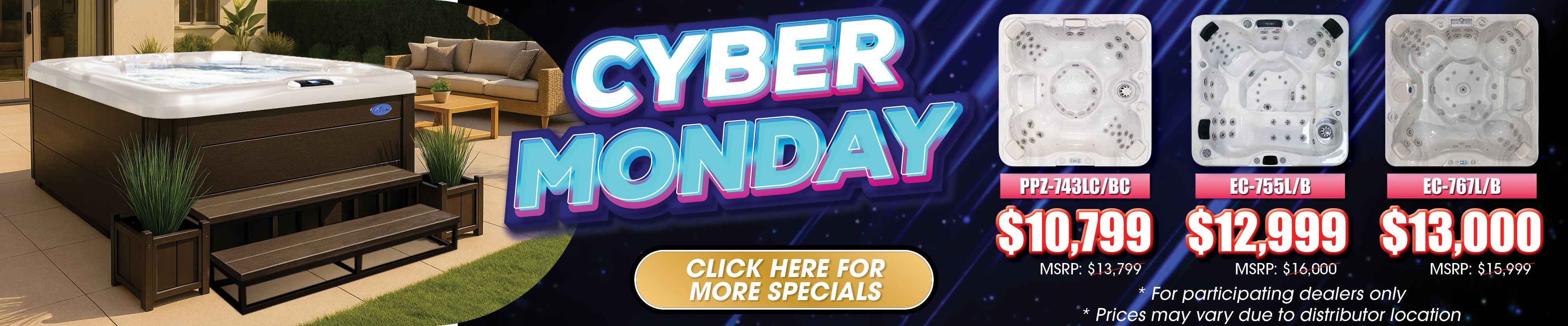 Calspas hot tub being used in a family setting - Anchorage